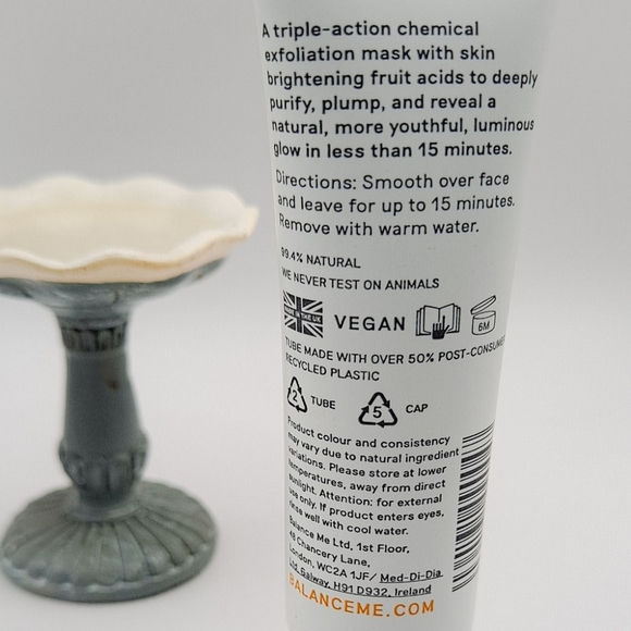 3/$18 Balance Me AHA Glow Mask - Picture 3 of 4